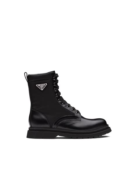 replica prada hiking boots|prada nylon combat boots.